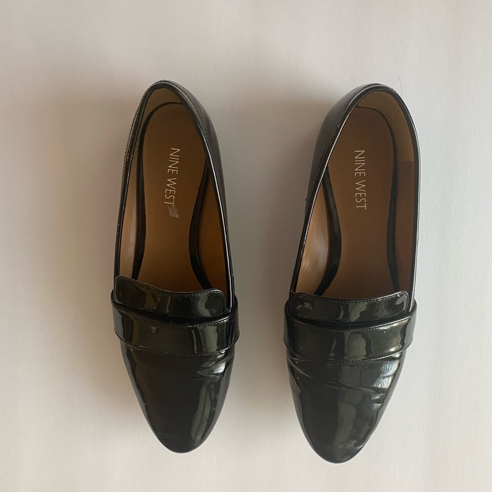 Black Nine West Flats